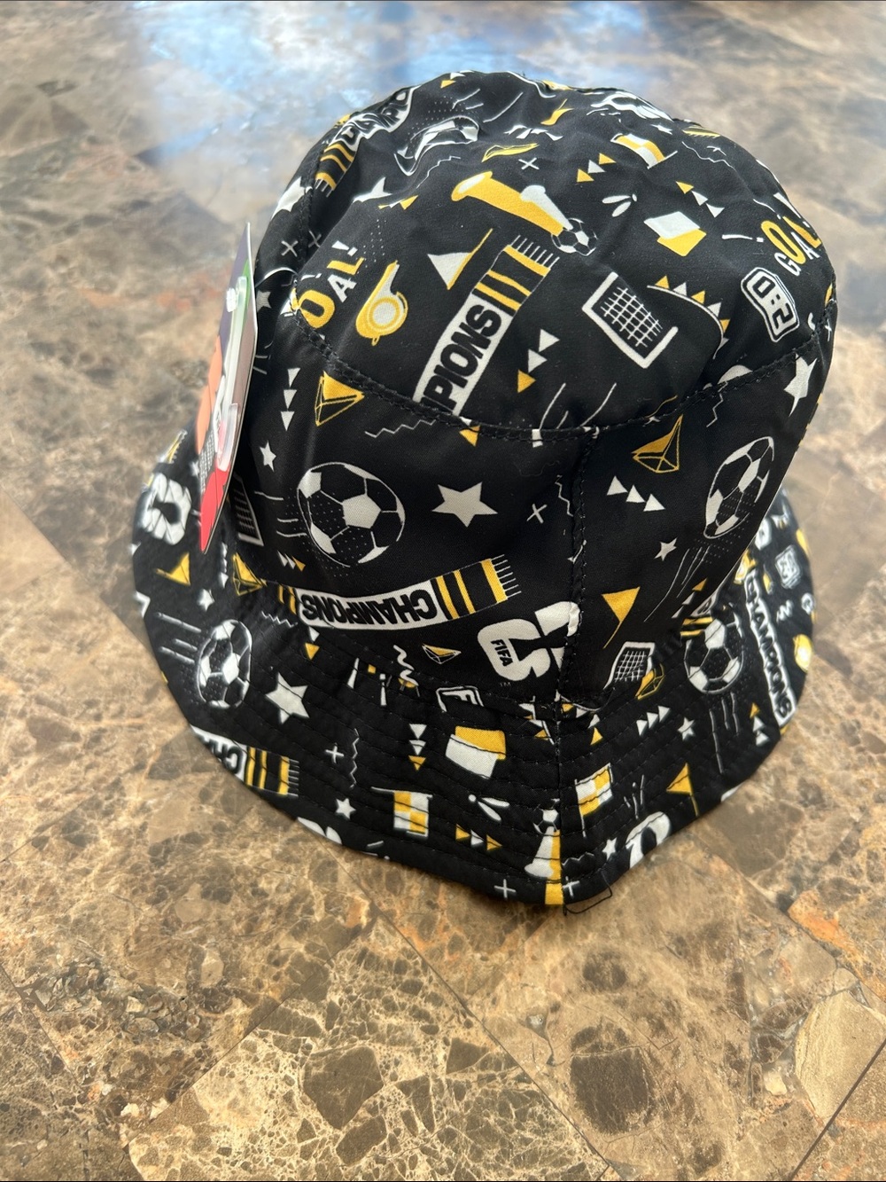 NWT 🆕 FIFA Official Champions Kids Soccer Bucket Hat - 2-5 years